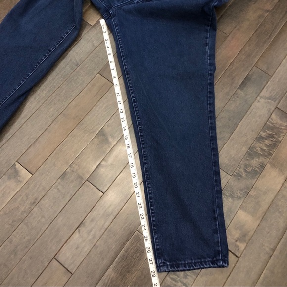 Vintage Lee Dark Wash Tapered Leg Jeans!!! - Picture 7 of 8